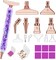 19PCS Diamond Art Pens Luminous 5D Diamond Painting Pen, 40% Thicken Comfort Grip Diamond Painting Accessories Tools with 12Pcs Pen Tips, Purple